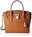 Michael Kors 30S7GHMS7L Womens Hamilton Satchel Brown (Acorn)
