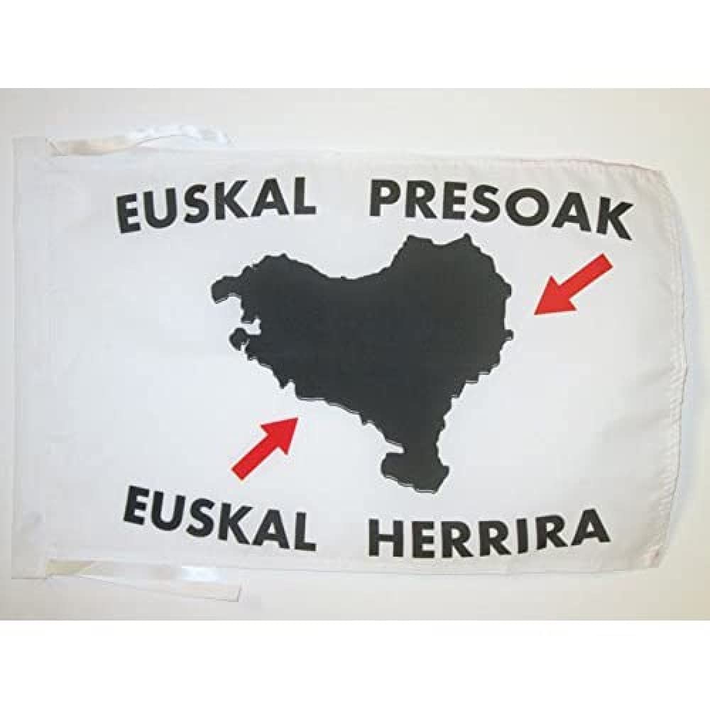 Drapeau Pays Basque Euskal Herrira Cordelettes, 45cm x 30cm