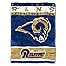 Northwest NFL Los Angeles Rams Unisex-Adult Raschel Throw Blanket, 60