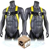 KwikSafety (Charlotte, NC) 2 PACK TORNADO 1D Fall Protection Full Body Safety Harness | OSHA ANSI Industrial Roofing Personal Protection Equipment | Construction Carpenter Scaffolding Contractor