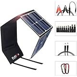 ELEGEEK 50W High Efficiency Folding Solar Panel Charger Built in icGEEK Fast Charge with USB (5V) + DC (12V) Output (50W 5V/12V)