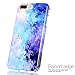 BAISRKE iPhone 7 Plus Case, iPhone 8 Plus Case Blue Mint Opal Marble Slim Flexible Soft Silicone Bumper Shockproof Gel TPU Rubber Glossy Skin Cover Case for iPhone 8 Plus & iPhone 7 Plus