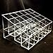 ReNext 24 Stand Transparent Plastic Trapezoid Makeup Cosmetic Organizer Display Stand