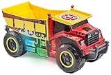Kid Galaxy Mega Motorized iRock & iRoll Dump Truck. Toddler Light and Sound Effects Construction Toy