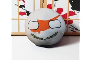 GANGKJDS 20cm 9cm Poland Ball Country Ball Mexico, UK, Chile, Canada, Poland Country Ball Festival Gift, Country Ball, National Flag Decoration(Cyprus,20cm)