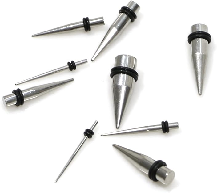 Stainless Steel Ear Tapers 1.6mm Pair Ear Stretcher Shop 316L