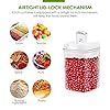 Benss 7PCS Air-Tight Food Storage Container Set - Cereal Storage Containers - for Kitchen Pantry Organization and…