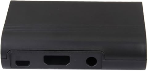 perfk Caja De Carcasa Negra Protección De Caja De Cubierta De Carcasa para Raspberry Pi 2 Modelo B +