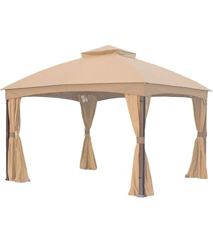 Patio34 Outsunny 10 ft. x 12 ft. Black Polycarbonate Hardtop Patio