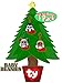 TY Baby Beanies Bundles (Mouse), Earmuffs (Penguin) & Jingly (Gingerbread) Keychain Ornaments Holiday (Christmas) Gift Set Bundle - 3 Pack