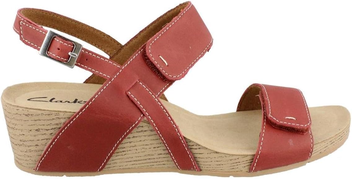 clarks alto disco wedge sandal