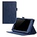 Fire 7 2015 Case, Amazon Fire 7 Case, rooCASE Dual View Leather PU Folio Slim Fit Lightweight Folding Cover with Stand for Fire 7 5th Gen 2015, Navy