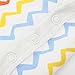 Sunnysame Baby Bodysuit Snap Cotton Long-sleeve 3-Pack
