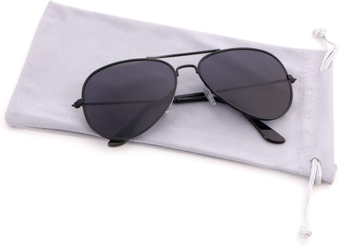 CreamilyKids Aviator Sunglasses UV Protection Aviator Sunglasses for Little Girls Boys Age 2-9