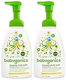 Babyganics Shampoo + Body Wash - Chamomile Verbena - 16 oz - 2 pk