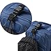 Pack of 2 Add-A-Bag Luggage Strap, Baggage Suitcase Adjustable Belt Straps Travel Accessories Attachment - Connect Your Three Luggages Together, Black