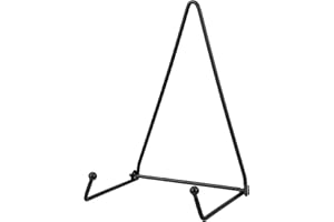 GETAJGHSD Wall-Mounted Ceramic Plate Hanger Stand, Medium Black Metal Display Holder for Plates and Platters,