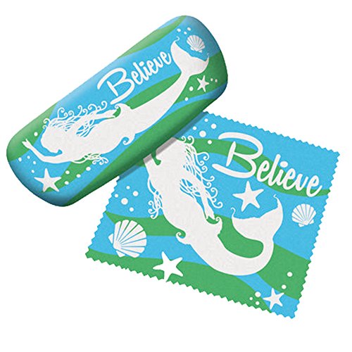 Spoontiques Eyeglass Case, Mermaid, with Lens Cloth