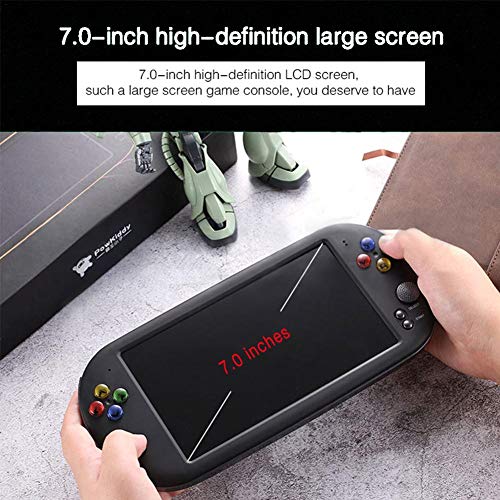 Rosymity Handheld Game Console PSP X16 Large Screen 7-inch HD GBA Arcade Game NES Nostalgic FC Game Console Clever