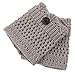 AnVei-Nao Womens Stretch Knitted Button Boot Leg Cuffs Leg Warmers Topper Socks Grey