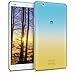 kwmobile Crystal case for Huawei MediaPad M3 8.4 TPU silicon case tablet protective case cover with Design two colours in blue yellow transparent