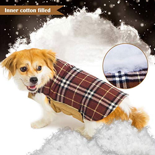 Winter Dog Jacket for Cold Weather, Warm Dog Coats Waterproof Windproof