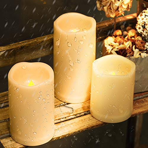 Comenzar Battery Operated Candle LED Flameless Candles Remote Control