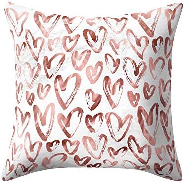callm Pillow Case Rose Gold Pink Fashion Chic Home Decorative Throw Waist Pillowcase Cushion Covers Decoration Santa Pillow Protector Pillow Slipcover Sofa Home Decor