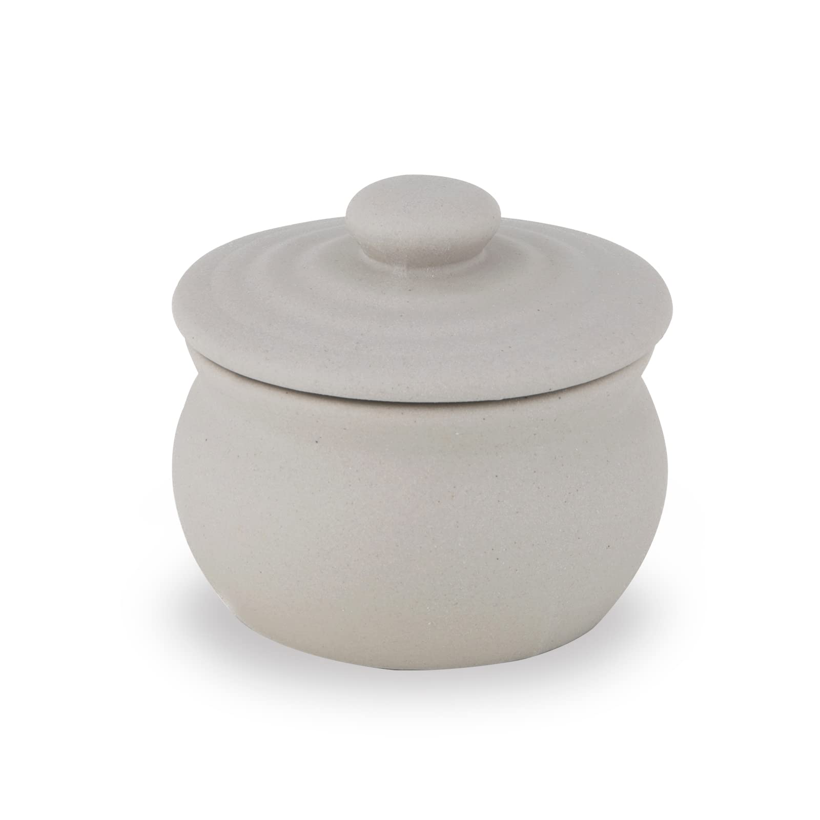 Yamamushi Pottery Pottery Pottery Pot with Lid Made in Japan Handmade Storage Container Canister Pottery Takadayaki Pottery Diatomaceous Earth Negative Ion Urn Gifu Prefecture Tajimi Pottery Plum