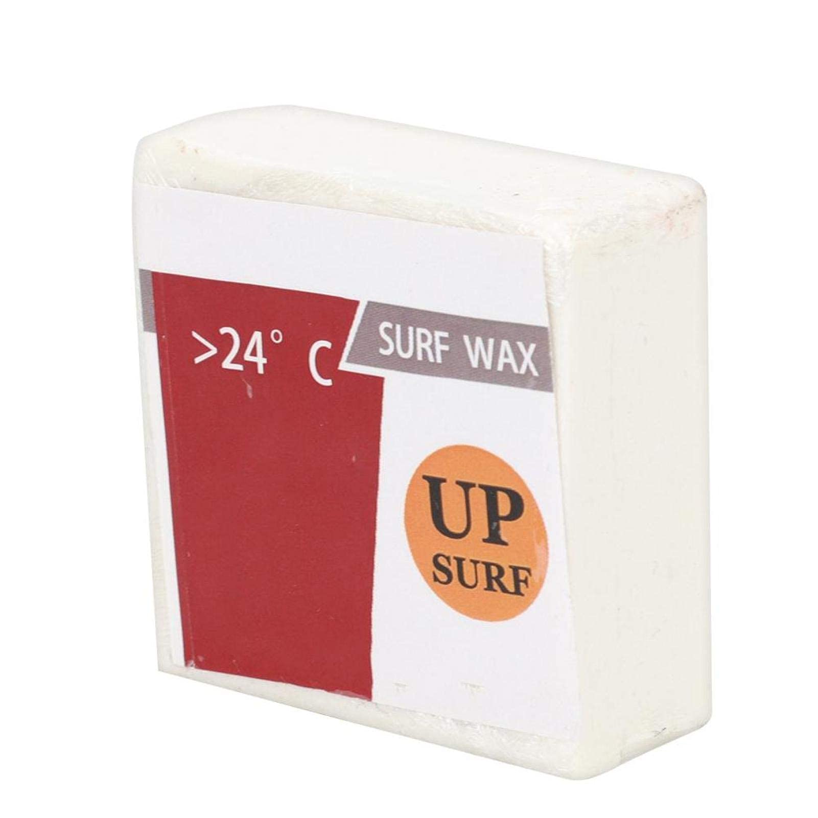 DAUERHAFT Lightweight Non Slip Wax Surfboard Wax,Sticky Bumps Warm/Tropical Water Surfboard Wax,Square Transparent Milk White, for Surfing Water Sports