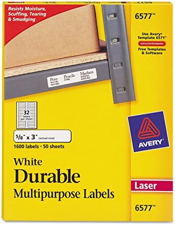 AVE6577 - Durable Permanent ID Labels with TrueBlock Technology