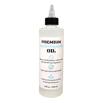 Premium Lubricating White Oil(8oz) for Electric Shavers, Hair Clippers, Hair Trimmers, Straight Razors With Anti-Rust Protection