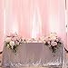 B-COOL 60x102 Inch Silver Tablecloth Christmas Rectangle Silver Sequin Tablecloth Sequin Table Linens Glitter Tablecloth Wedding Sequin Tablecloth for Xmas Halloween