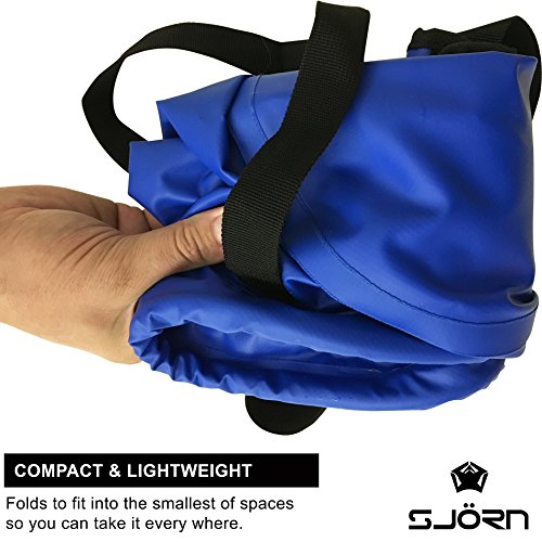 SJORN Premium Compact Collapsible Bucket & Lid 10L or 15L Portable Folding Water Container