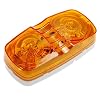 Partsam-13x-Trailer-Marker-LED-Light-Double-Bullseye-AmberRed-10LED-Clearance-Light