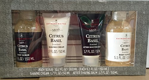Raymond Waites Men's 4 Piece Grooming Collection - Gift Boxed