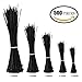 ZesGood Nylon Cable Zip Ties, 4 6 8 10 12 Inches, 500 Pieces, Perfect for Home/Office/Garage/Workshop