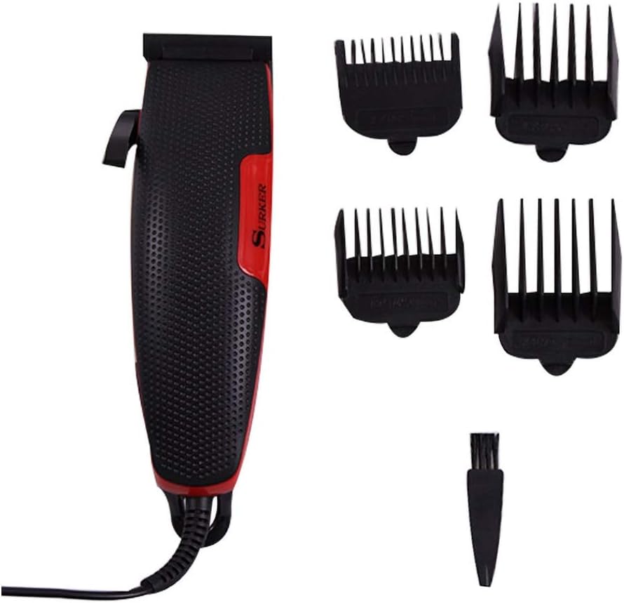 Hair Clippers, 3mm 6mm 9mm Guide Combs Haircut Kit Clippers for Men Rechargeable, Cordless Hair Clippers Rechargeable Hair Trimmer Electric Hair Clipper Set -Candyly (Black -2)