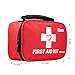 First aid kit,All-Purpose aid kit and Compact Emergency kit First aid for Office,aid Kit Medical for Outdoors,Hiking First aid kit and Camping Emergency kit (Red)
