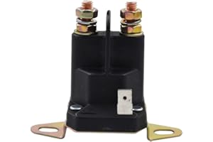 12V Starter Solenoid Relay Switch 3 Terminals Replacement for Husqvarna 539101714 for Stens 435-700 for Trombetta 812-1221-21