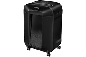 Fellowes LX85 12-Sheet, P4 Cross-Cut Home Office Paper Shredder with SafeSense