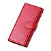 Money Clip Slim Wallet, Minimalist Wallet, Men's&Women's Carbon Fiber Card Case (Red)