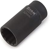 Titan 15232 32 mm 1/2" Drive 12 Point Axle Nut Socket