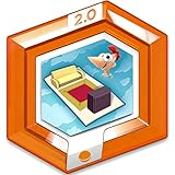 Disney Infinity 2.0 Disney Originals RARE Orange Power Disc - Aerial Area Rug