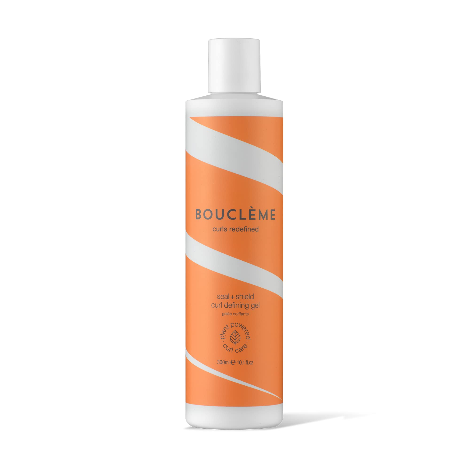 Bouclème Seal + Shield Curl Defining Gel - Strong Hold Gel to Protect Against Humidity - 95.69% Naturally Derived Ingredients and Vegan - 300ml, clear