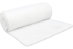 Apragaz 1 PCS Christmas Snow Blanket Roll, 15.7 x 59 Inch Fake Snow Blanket for Christmas Village, Mantel, Winter Wonderland Party Artificial Snow Blankets