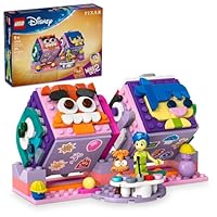 LEGO|Disney Inside Out 2 Mood Cubes from Pixar, Disney Toy Building Kit from The Movie, Fun Fantasy Toy to Share Emotions, Disney Gift Idea for Movie Fans, Girls and Boys, 43248