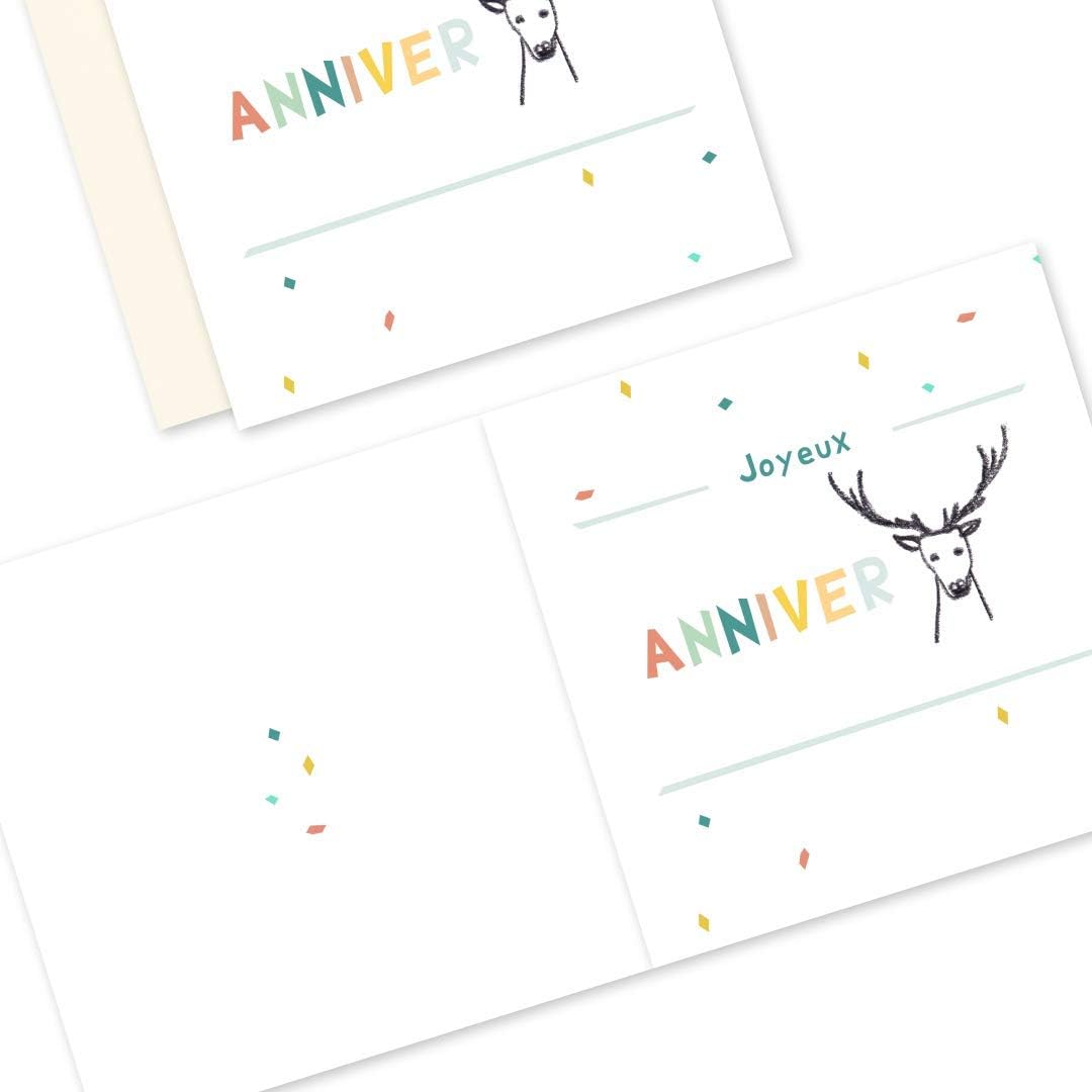 Licorne Popcarte Carte De Joyeux Anniversaire Enfant Accompagnee Dune Enveloppe Rose Design Original Format 14x14 Cm Verso Vierge Pour Ecrire Cartes Et Papier Cartonne Fournitures De Bureau Kholanhthinhvuong Com