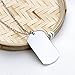 danjie To My GrandSon Dog Tag Military Stainless Steel Pendant Necklace Grandson Always Remember You are Braver Stronger Smarter than you think