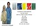 5 Readi USA Rainbow Child Size Emergency Kids Rain Poncho - Disposable 40